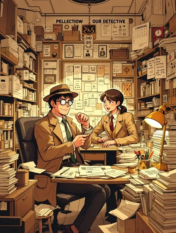 侦探事务所漫画封面